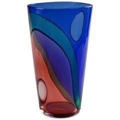 Archimede Seguso "Carnevale" Vase