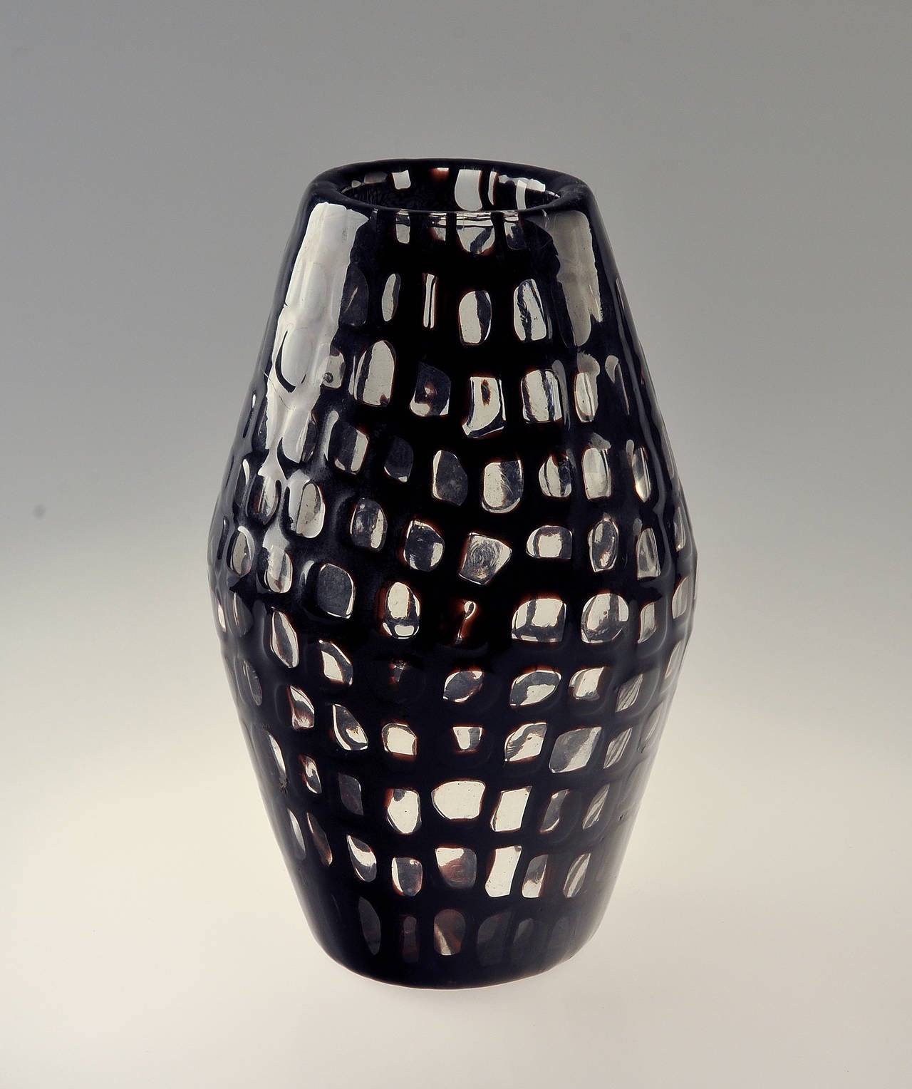 Venini "Occhi" Vases Designed by Tobia Scarpa, circa 1960 For Sale at