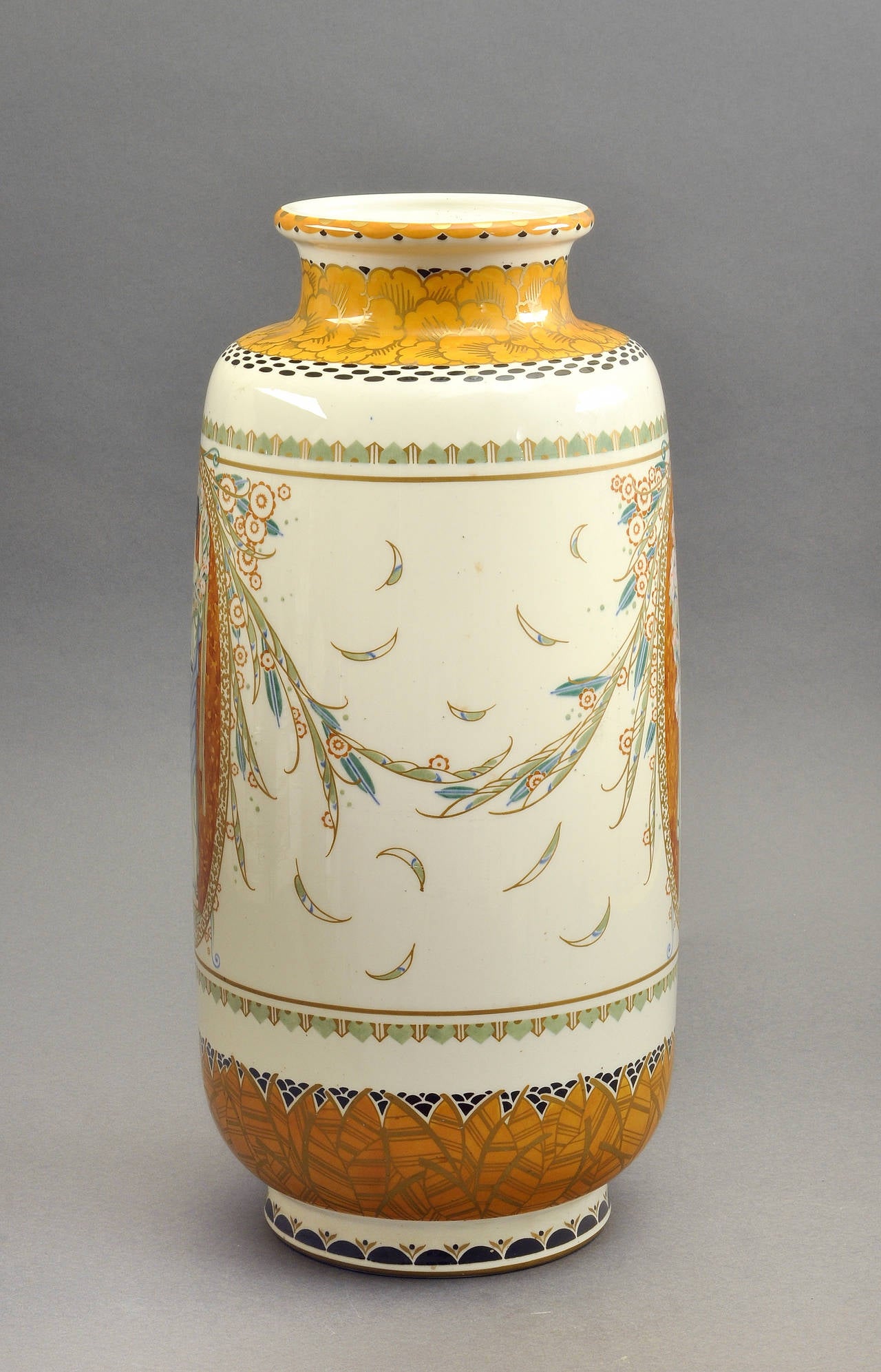 Highly Important 1924 Manufacture Nationale de Sèvres Porcelain Vase In Excellent Condition For Sale In Paris, FR