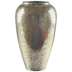 Jean Dunand 1910s Metal Vase