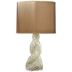 Rare Venini table lamp Circa 1940