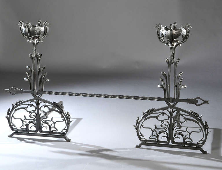 Pair of Andirons ca. 1920