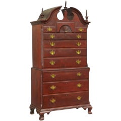 Period American Chippendale Chest on Chest