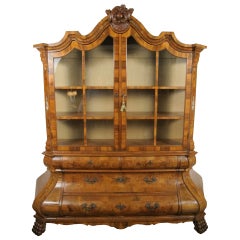Antique Early 19th Century Dutch Vitrine