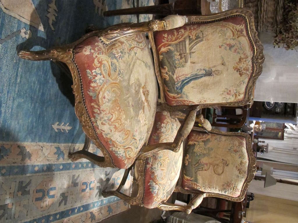 Pair of French Armchairs 