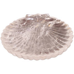 Rock Crystal Shell Dish