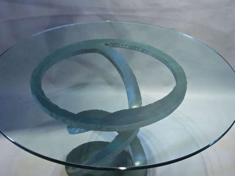 Wrought Metal Sculptural Center Table In Excellent Condition For Sale In London, GB