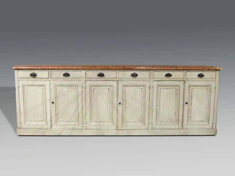 Late 19th Century French Painted Cupboard In Excellent Condition For Sale In London, GB