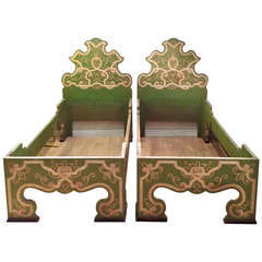Antique Pair of Single Beds