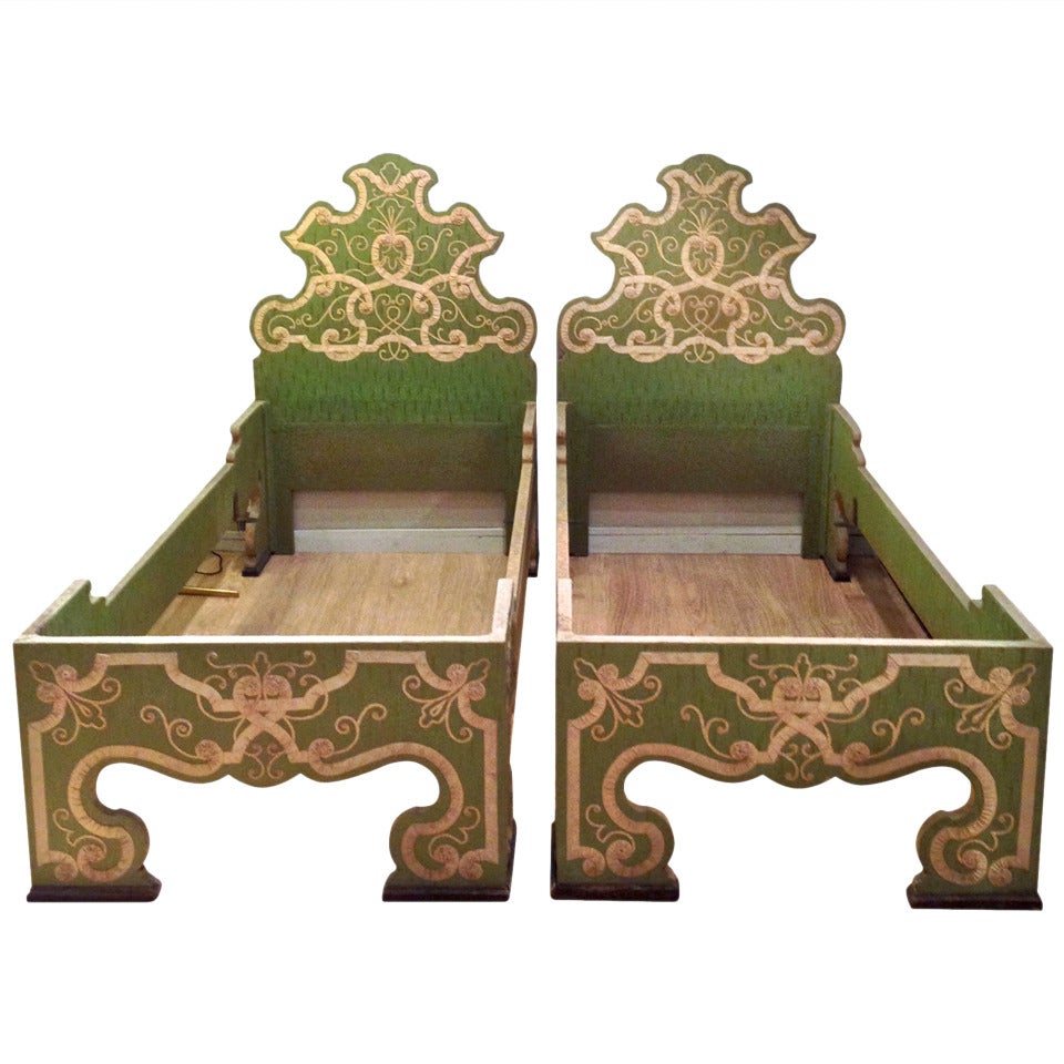 Pair of Single Beds For Sale