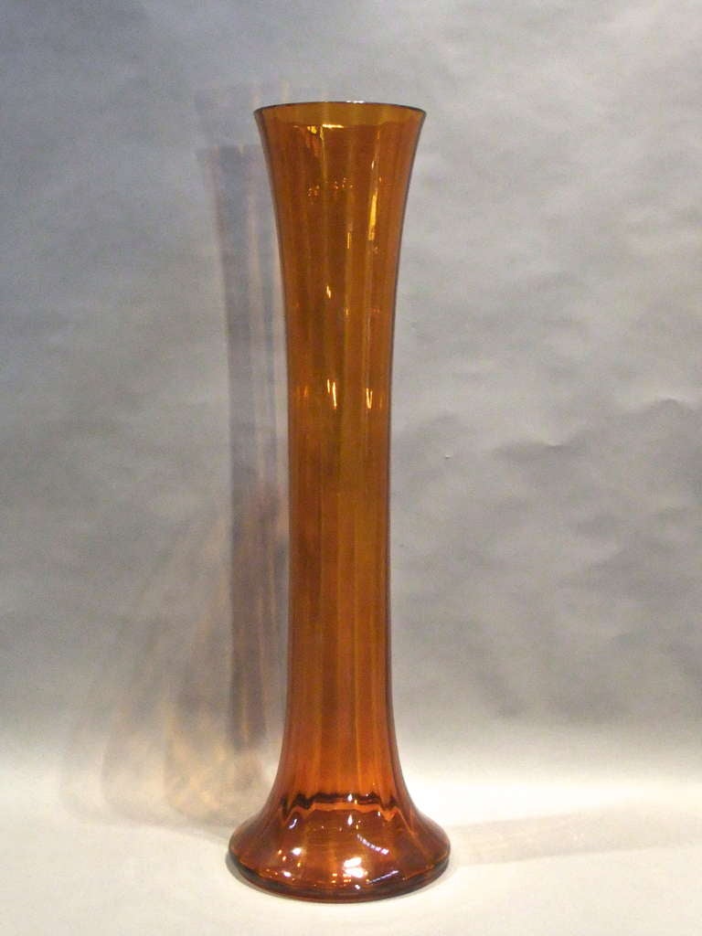 A very large 1960's amber Italian 