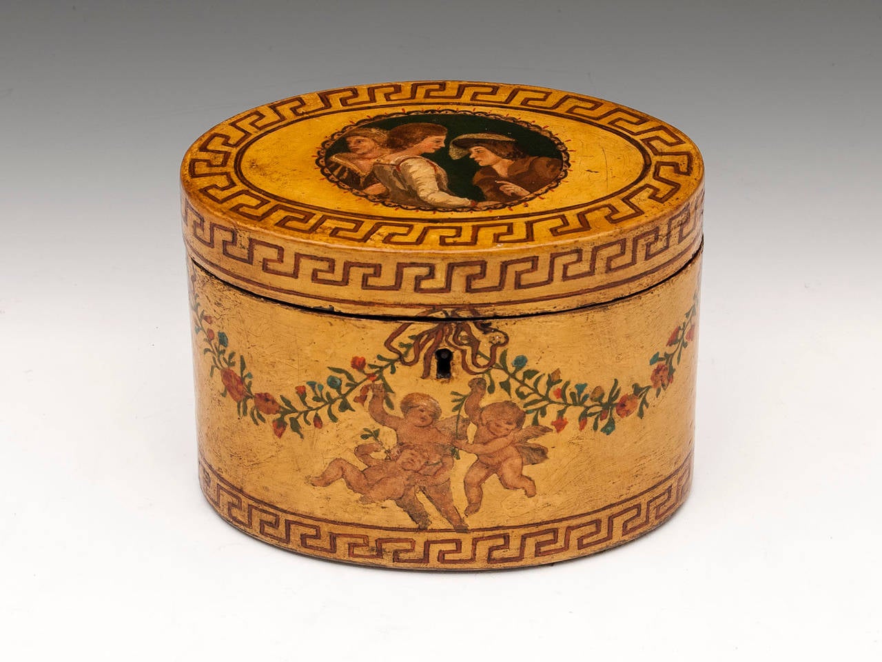 Oval Tea Caddy