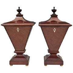 Antique Urn Tea Caddies