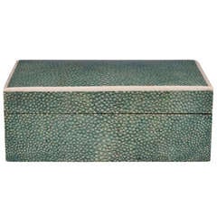 Antique Shagreen Trinket Box