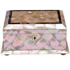 Mother of Pearl & Abalone Jewellery Box