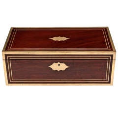 Mahogany Writing Box