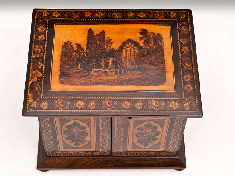19th Century Tunbridge Ware Cabinet