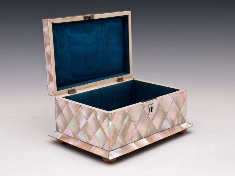19th Century Mother of Pearl & Abalone Jewellery Box