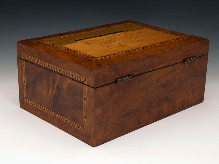 Boxwood Antique Sewing Box
