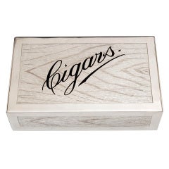 Tiffany & Co Silver Plated Cigar Box 