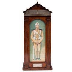 Country House Oak Military Sentry Letter Box Post Box