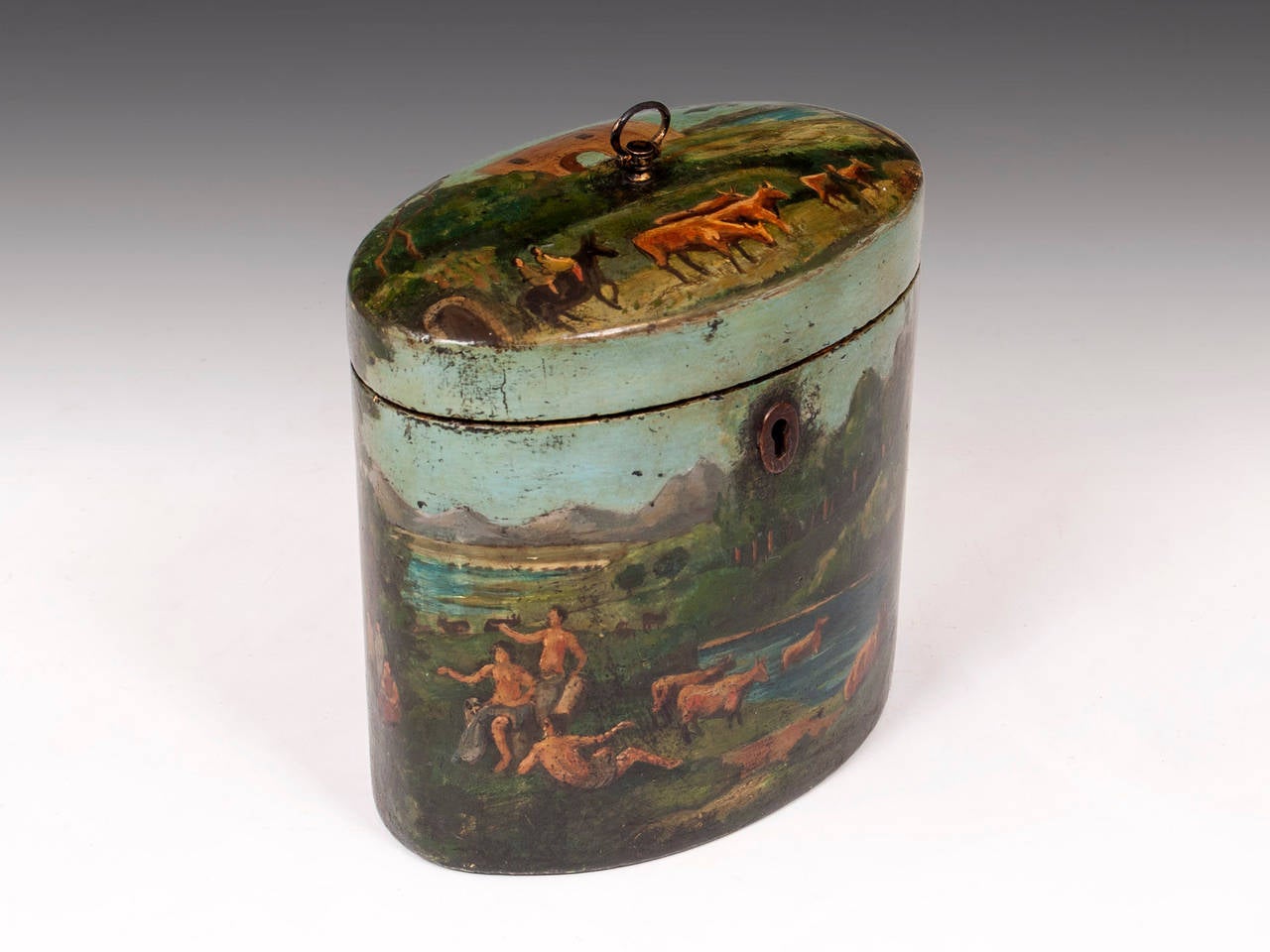 British Henry Clay Tea Caddy