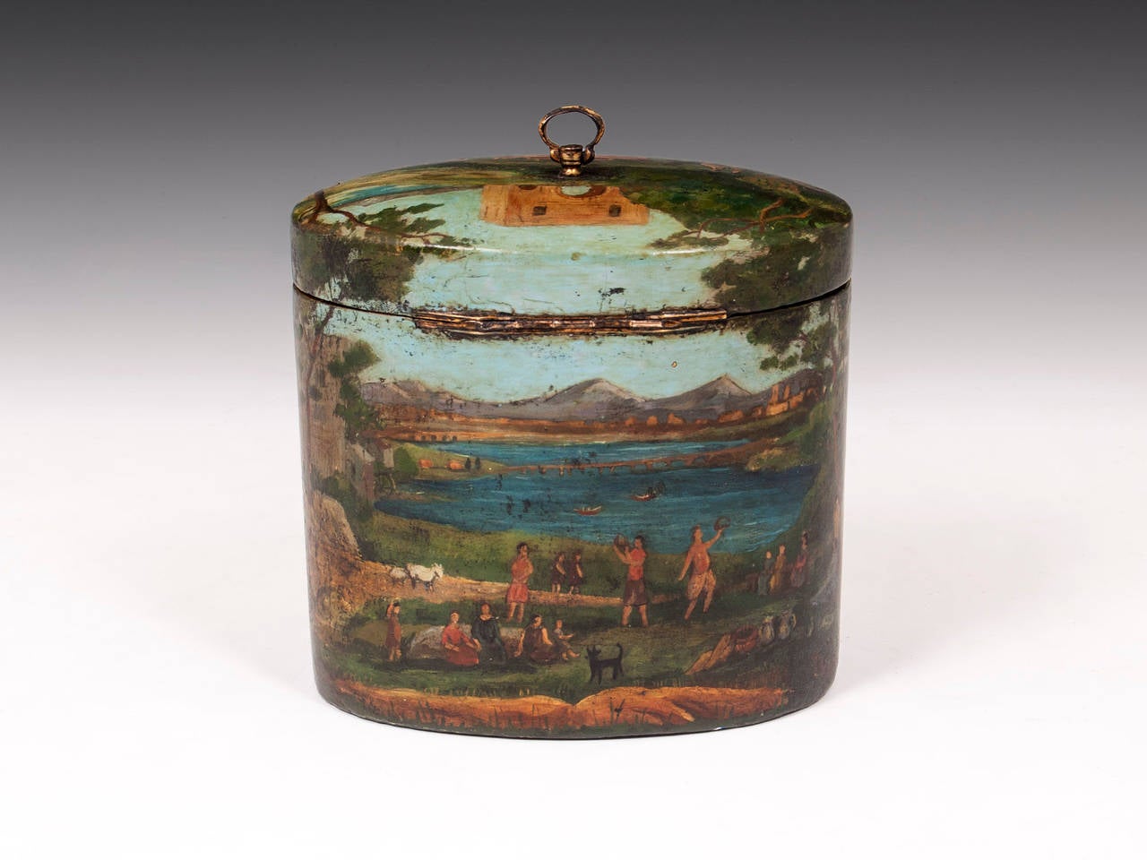Henry Clay Tea Caddy In Good Condition In Northampton, United Kingdom