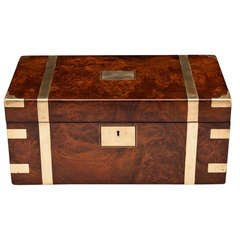 Brass Bound Writing Box