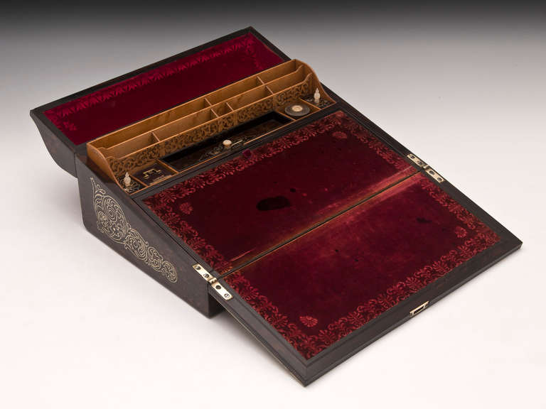 Mother-of-Pearl Coromandel Writing Box by John Turrill