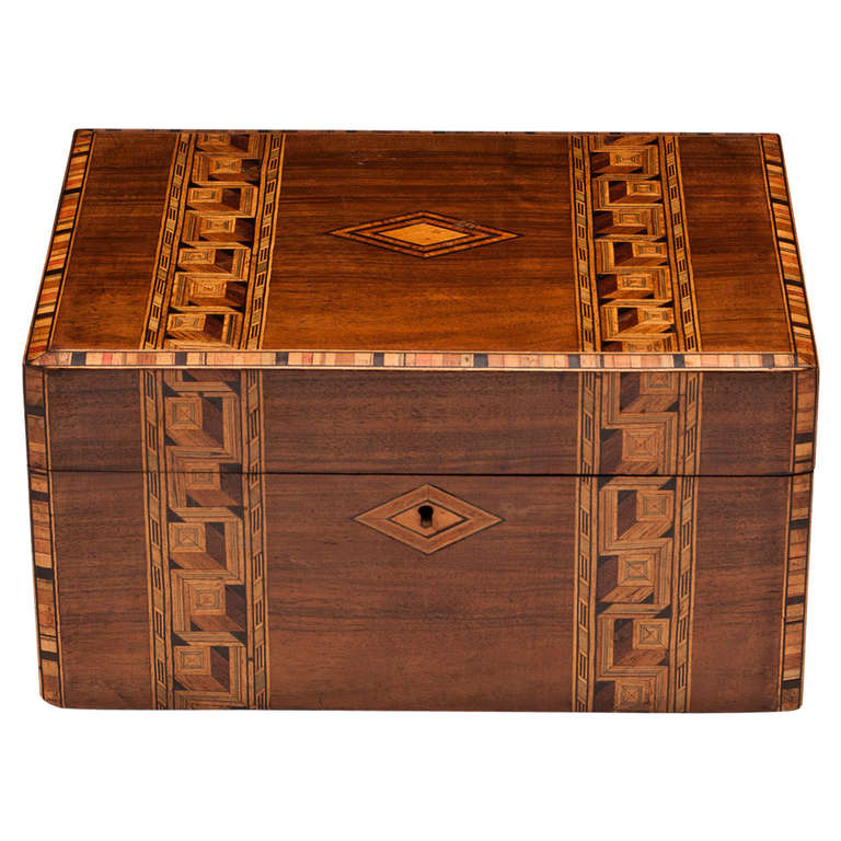 Antique Sewing Box at 1stDibs