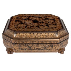 Antique Chinese Games Box