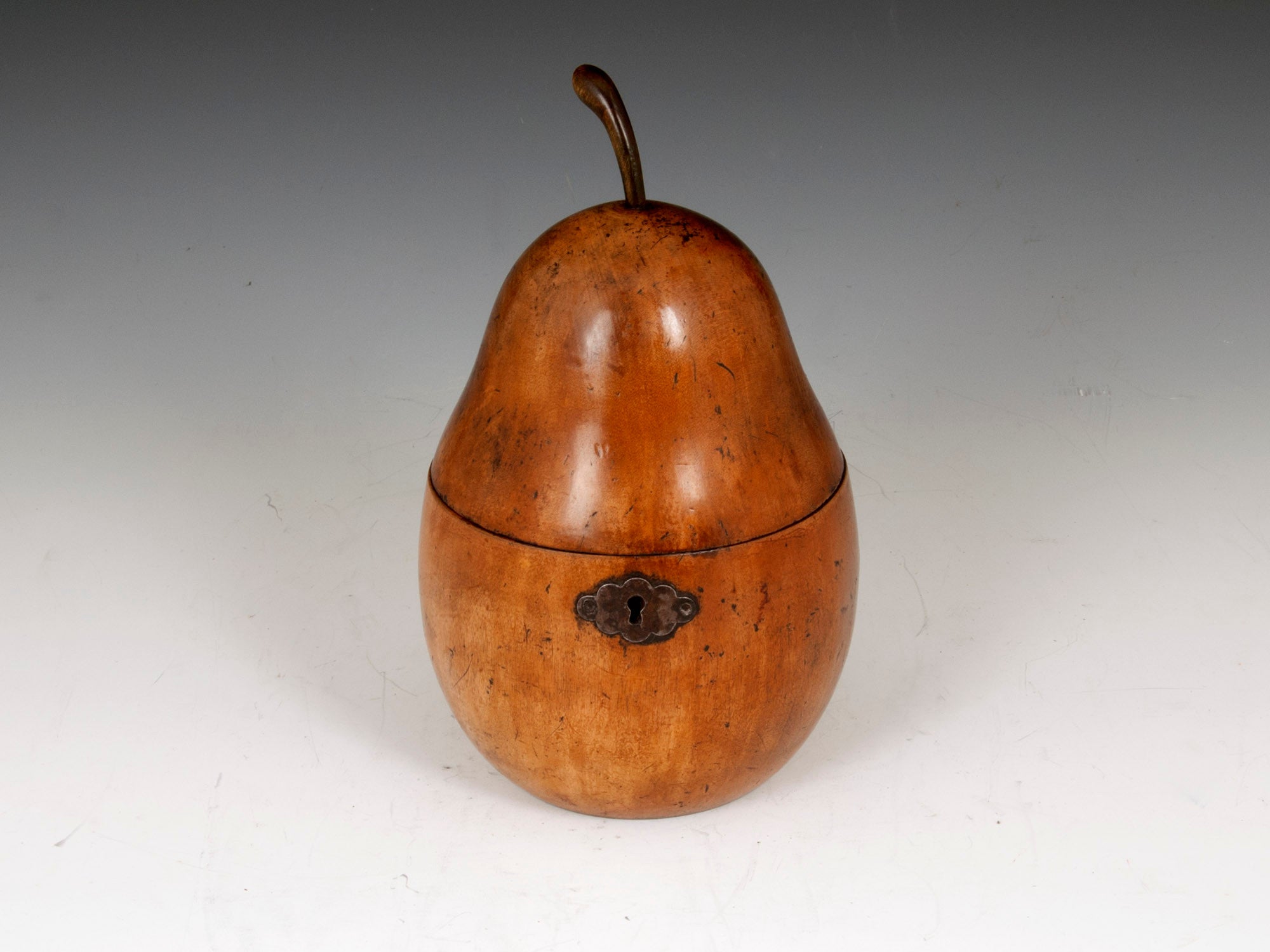 Antique Pear Tea Caddy