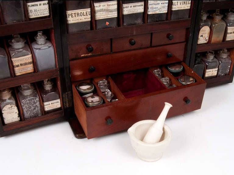 Mahogany Antique Apothecary Box