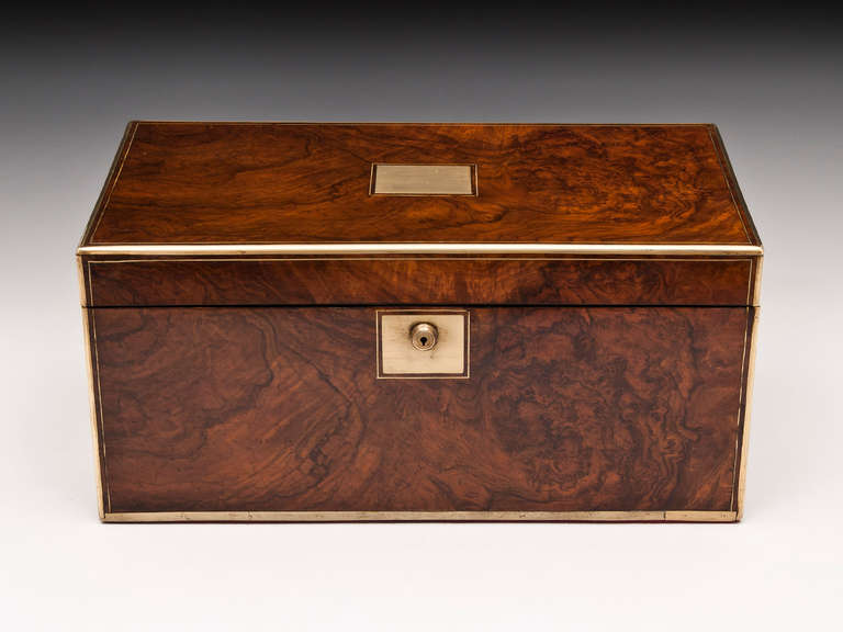 Antique Writing Box with Top Secret Document Drawer