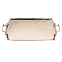 Vintage Art Deco Silver serving Tray  by Frank Cobb & Co.