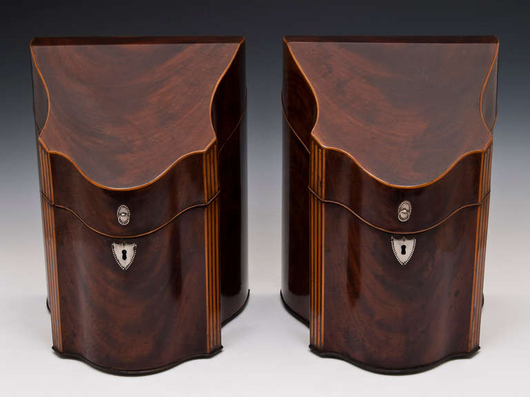 British Pair of Knife Boxes