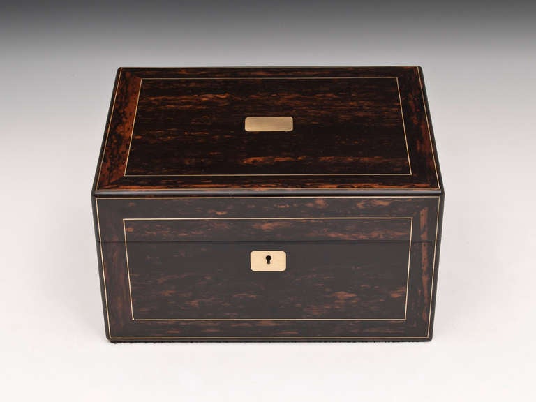 British Coromandel Jewellery Box