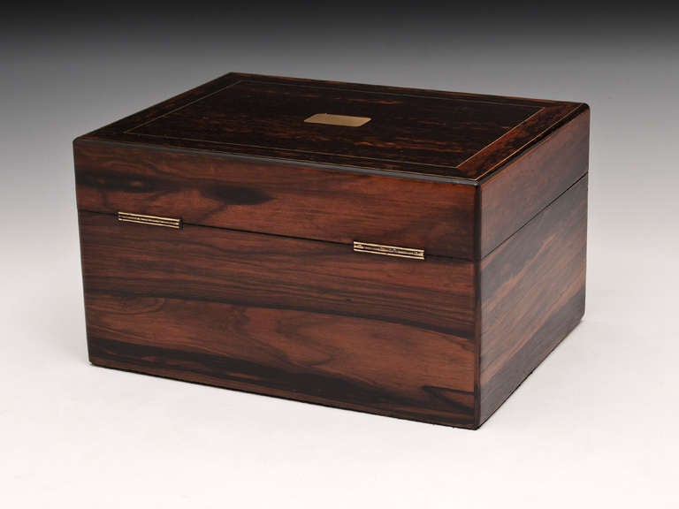 Wood Coromandel Jewellery Box