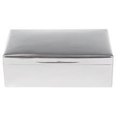Silver Cigar Box