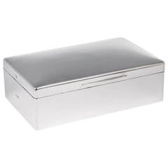 Silver Cigar Box