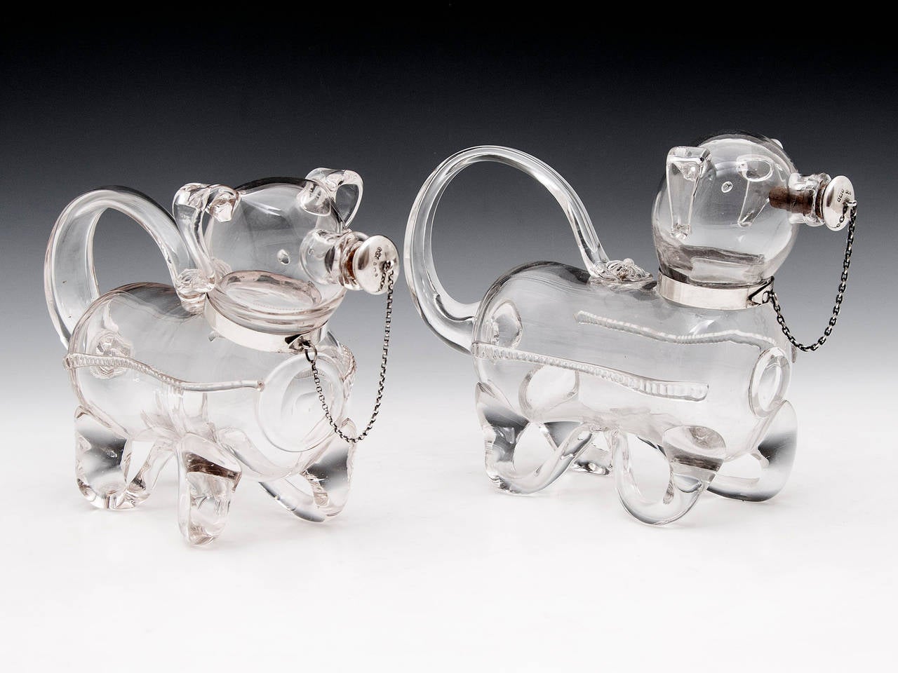 Novelty Dog Decanters at 1stDibs