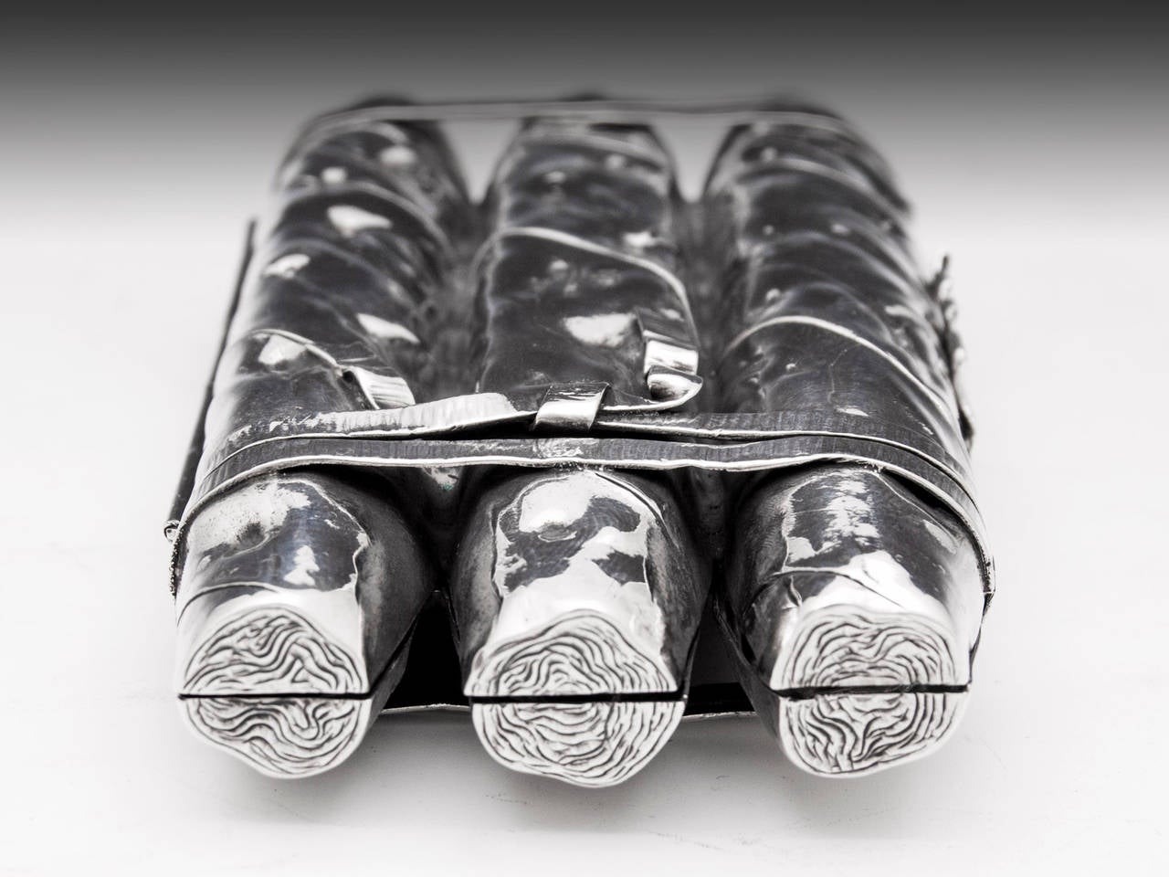 Gorham Sterling Silver American Cigar Case 1