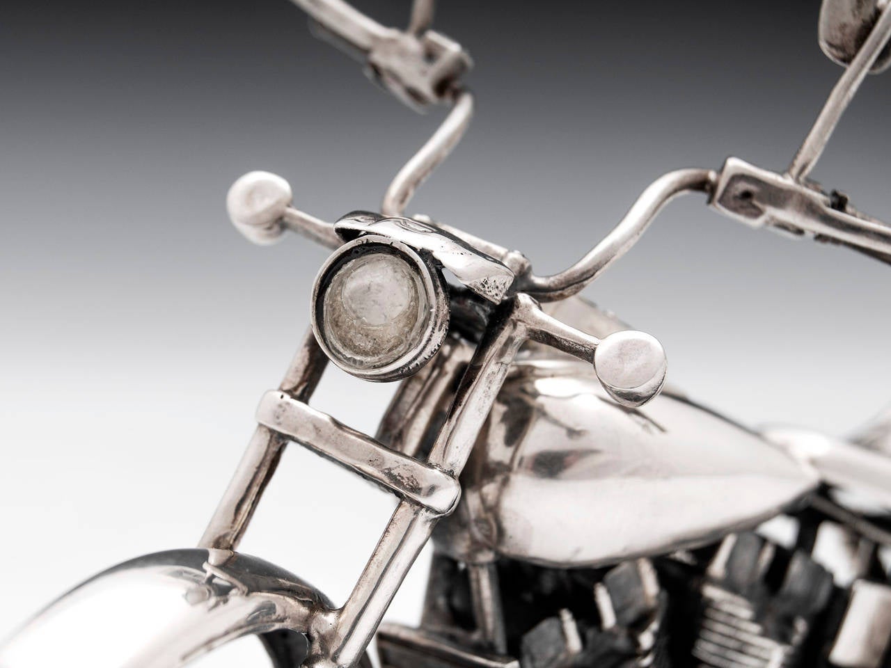 Sterling Silver Harley Davidson Motorcycle 2