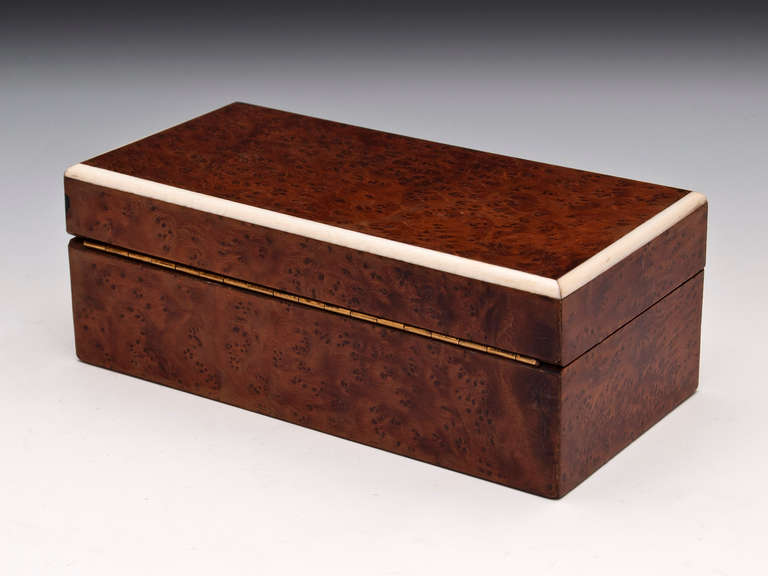 Art Deco Cigar Box at 1stdibs