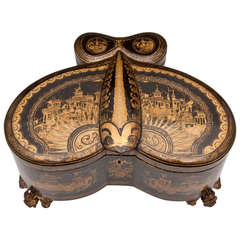 Chinese Butterfly Tea Caddy