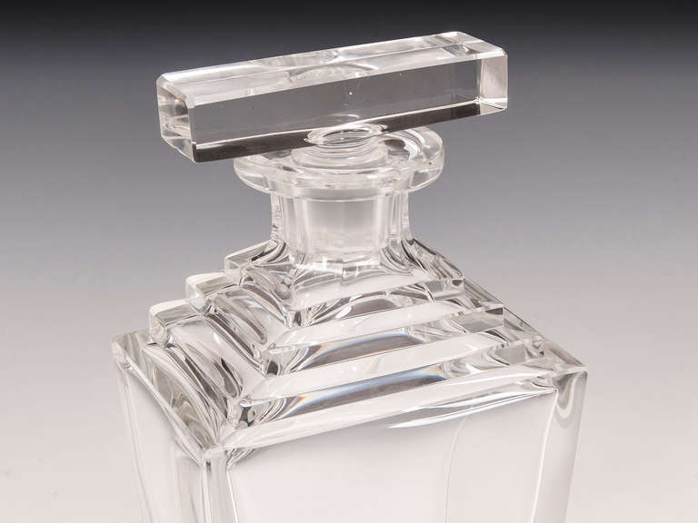 Glass Art Deco Decanter