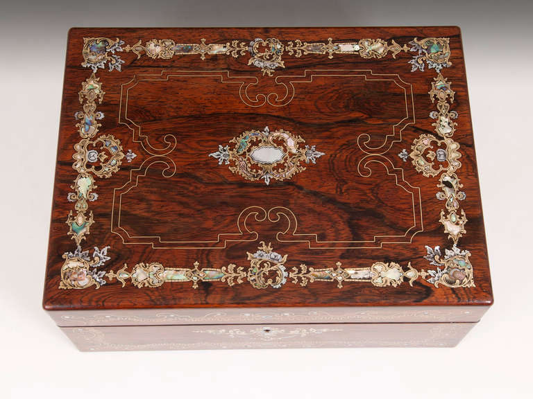 19th Century Antique Jewellery Box