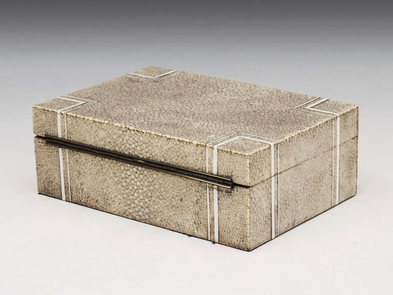 Mid-20th Century Art Deco Shagreen Box