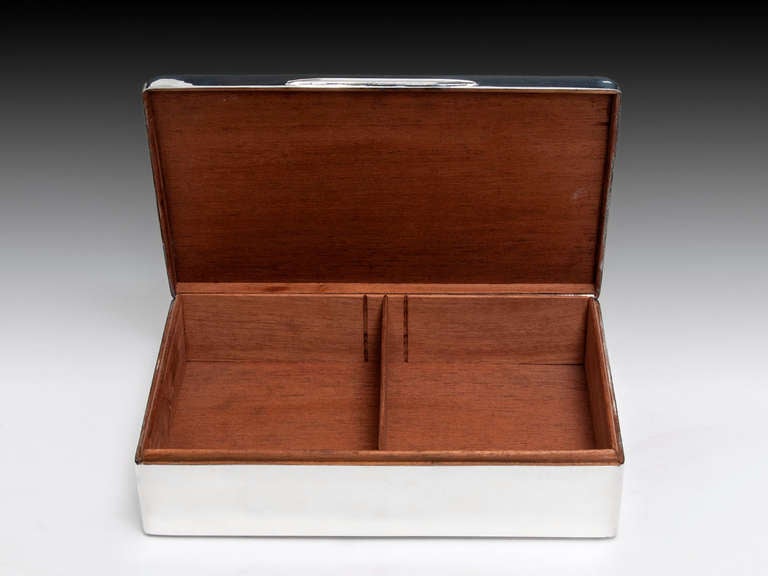 Silver Cigar Box 2
