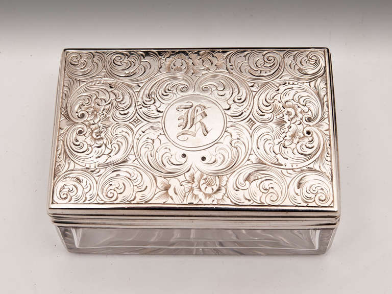 Silver Dressing Box For Sale 1